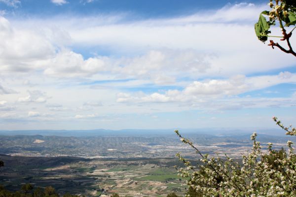 The beautiful Sierra Mariola mountain range in Valencia