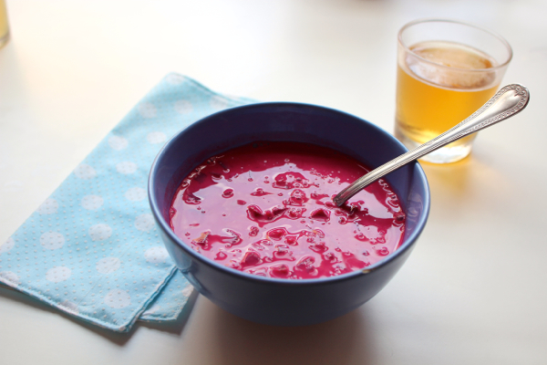 Chlodnik beetroot soup