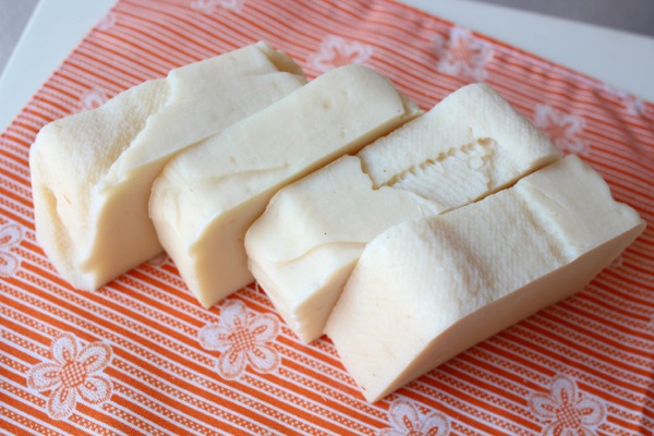 Completed homemade soap, which makes a great natural laundry detergent base. Completed homemade soap, which makes a great natural laundry detergent base.