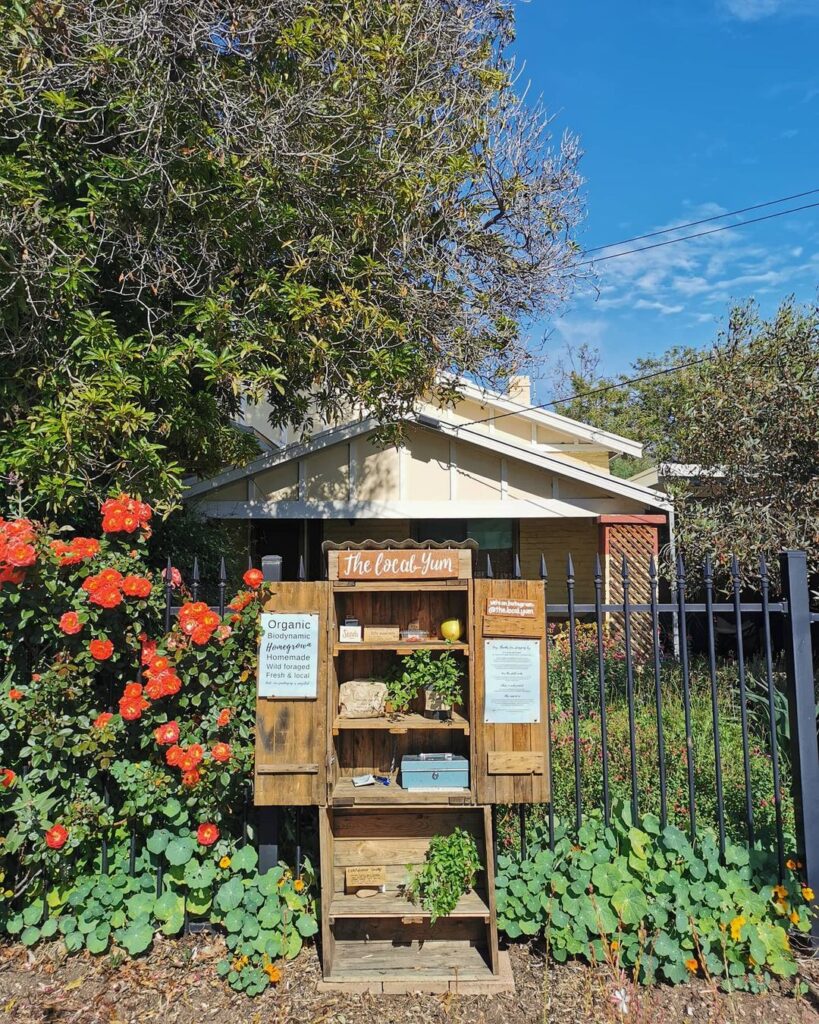 The Local Yum roadside stall in spring.